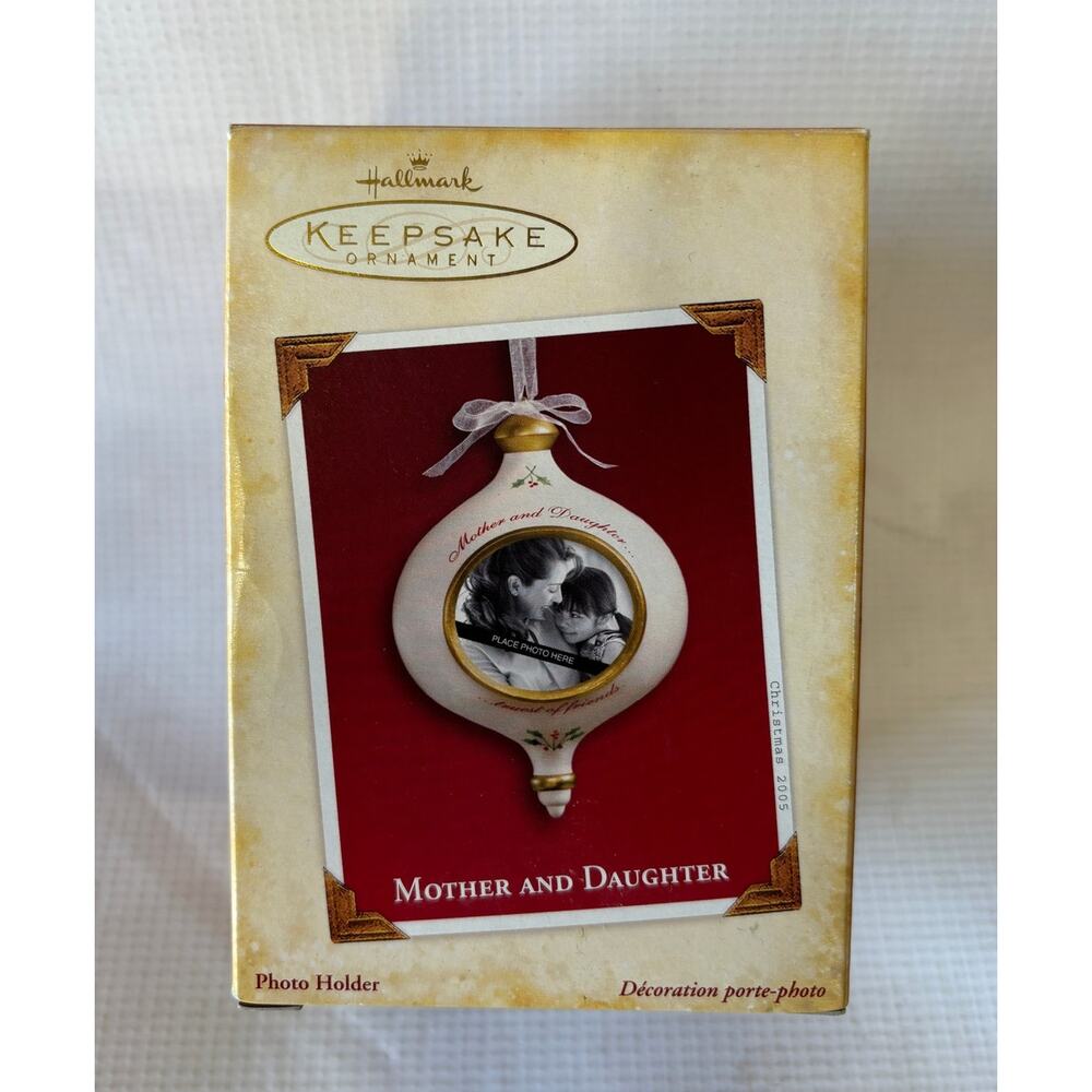 Hallmark Keepsake Ornaments Mother & Daughter Ornament-Frame New